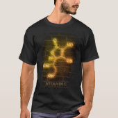 T-shirt vitamin c molecule composition chemical structure (Devant)