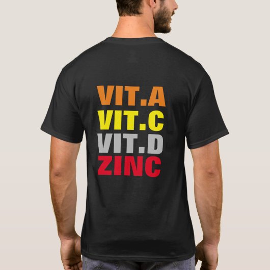T-shirt Vitamines et minéraux (Dos)