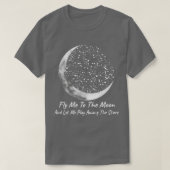 T-shirt Vite-Moi Sur La Lune (Design devant)
