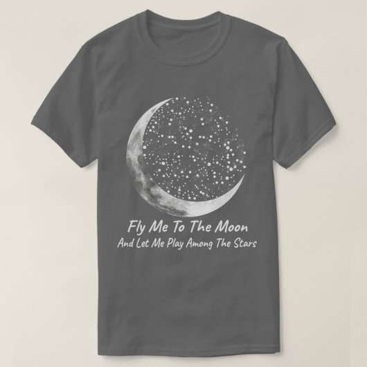 T-shirt Vite-Moi Sur La Lune (Design devant)