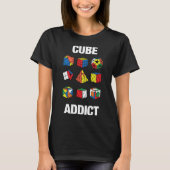 T-shirt Vitesse Cube Cube de puzzle (Devant)