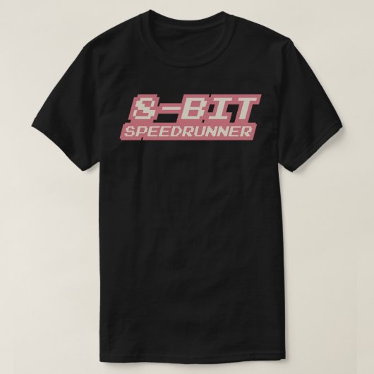 T-shirt Vitesse de 8 bits 3 (Design devant)