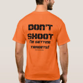 T-shirt Vitesse de chaîne de GunLink - "ne tirez pas !" (Dos)