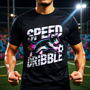 T-shirt Vitesse Épique du Chat qui Dribble pour les Fans d