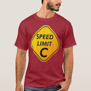 T-shirt Vitesse Limite C Vitesse de la lumière drôle Sci