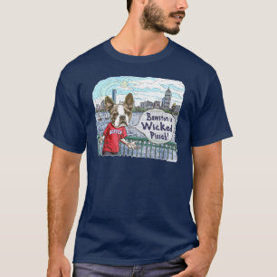 T-shirt Vitesse mauvaise de Boston Terrier Pissah