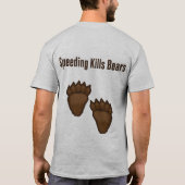 T-shirt Vitesse tue les ours (Dos)