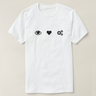 T-shirt Vitesses de coeur d'oeil