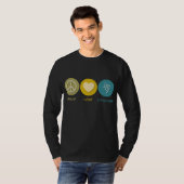 T-shirt Viticulture d'amour de paix (Devant entier)