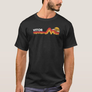 T-shirt Vitor Retro Vintage Sunset Vitor 80s 90s