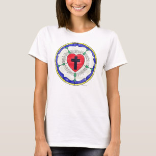 T-shirt Vitrail de la Rose de Luther