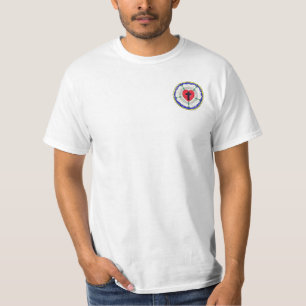 T-shirt Vitrail de la Rose de Luther