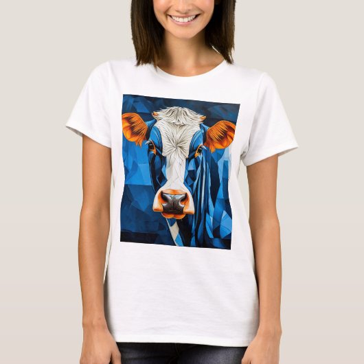 T-shirt Vitrail de vache (Devant)