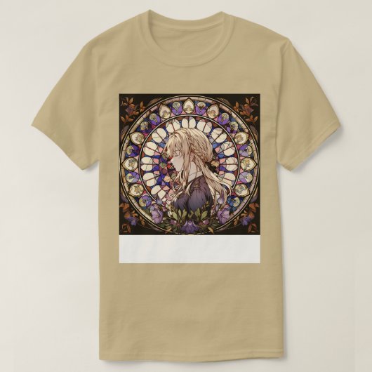 T-shirt vitrail de violet evergarden (Design devant)