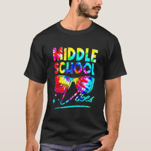 T-shirt Vitres de teinture arc-en-ciel du collège Retour T