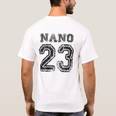 T-shirt Vitriol, texte noir, gros, nano 23 (Dos)