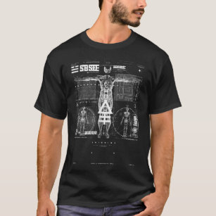 T-shirt Vitruvian Man - Occulte Géométrie Sacrée - Alchimi