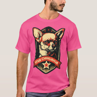 T-shirt Viva Chihuahua, Pupper révolutionnaire