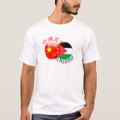 T-shirt Viva Chine et Palestine (Devant)
