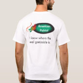 T-shirt Viva Chine et Palestine (Dos)