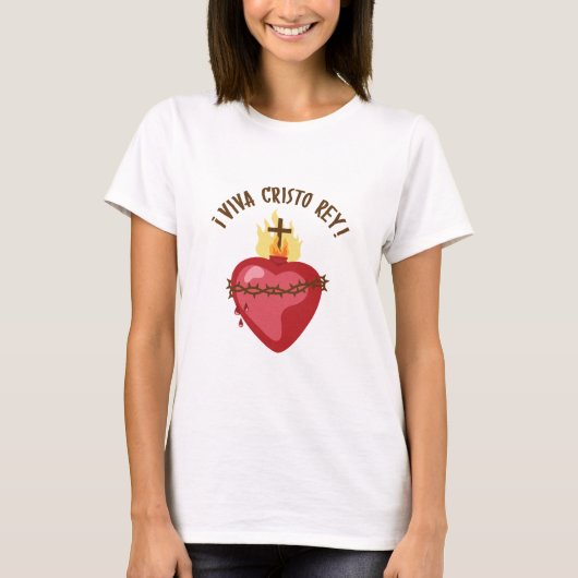 T-shirt Viva Cristo Rey (Devant)