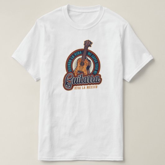 T-shirt viva la mexique (Design devant)