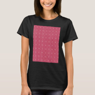 T-shirt Viva Magenta Honeycomb Motif