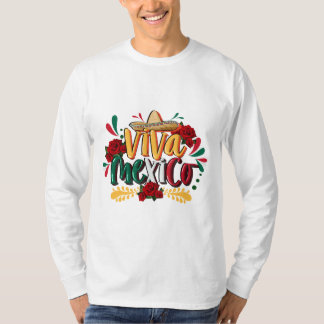 T-shirt viva mexico cinco de mayo, playeras personalizado