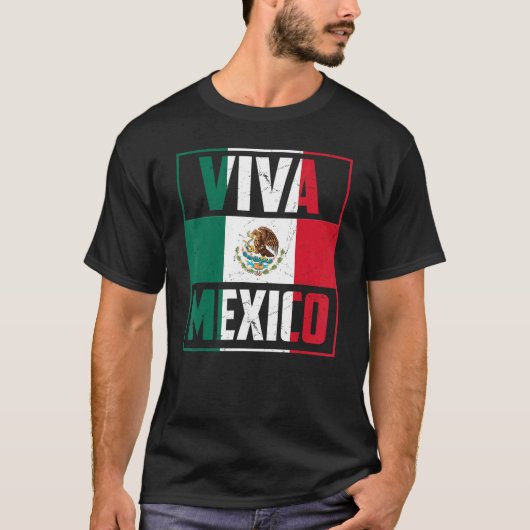 T-shirt Viva Mexico   Mexico Independence Day Decorations (Devant)