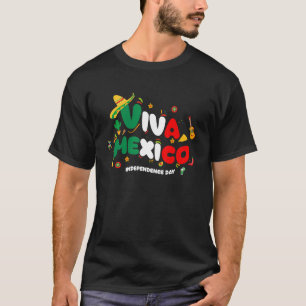 T-shirt Viva Mexique Fête de l'Indépendance Mexicaine I Lo