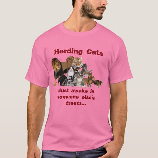 T-shirt Vivant en troupe des chats - gestion de (Devant)