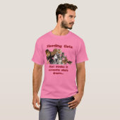 T-shirt Vivant en troupe des chats - gestion de (Devant entier)
