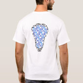 T-shirt Vivant. Jeu. V2 relâché (Dos)