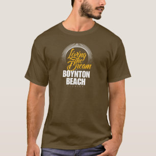 T-shirt Vivant le rêve en plage de Boynton