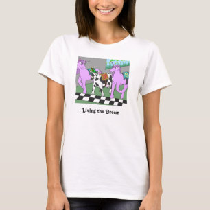 T-shirt Vivant le rêve ; l'Unicow