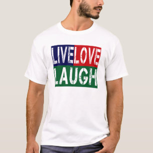 T-SHIRT VIVANT, RIRE, AMOUR