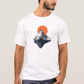 T-shirt Vivants Extérieurs, Montagnes Randonnées (Devant)