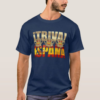 T-shirt Vivats Espagne Tricampeones Triva España Azul 2012