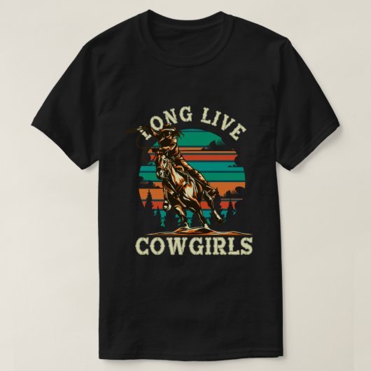 T-shirt Vive Cowgirls (Design devant)