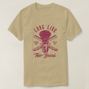 T-shirt Vive le barbier de la Barbe Salon de Coiffure Styl