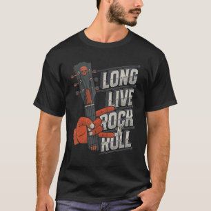 T-shirt Vive le Rock and Roll Rock n Roll Musique Guitare