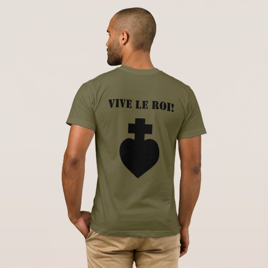 T-shirt Vive le Roi ! ( (Dos entier)