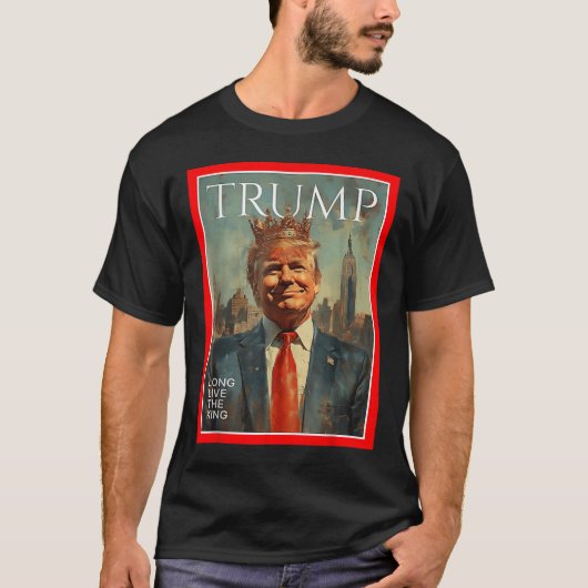 T-shirt Vive Le Roi Trump (Devant)