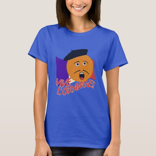 T-SHIRT VIVE L'ORANGE (Devant)