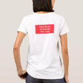 T-shirt Vive Survivor. C'est vrai. Protégez-vous (Dos)