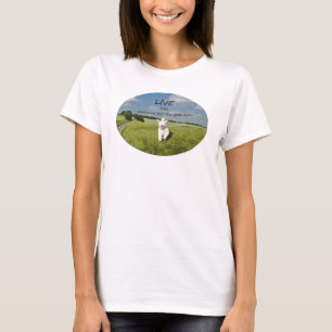 T-shirt Vivent comme quelqu'un a laissé à la porte le