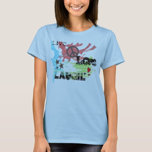 T-shirt Vivent l'amour de rire (Devant)