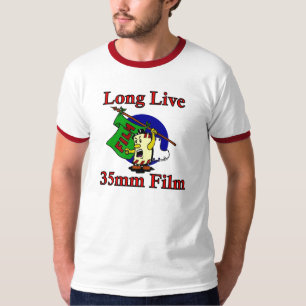 T-shirt Vivent longtemps le film de 35mm