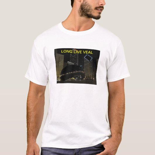 T-SHIRT VIVENT LONGTEMPS LE VEAU (Devant)