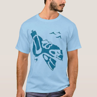 T-shirt Vivez et laissez le piqué